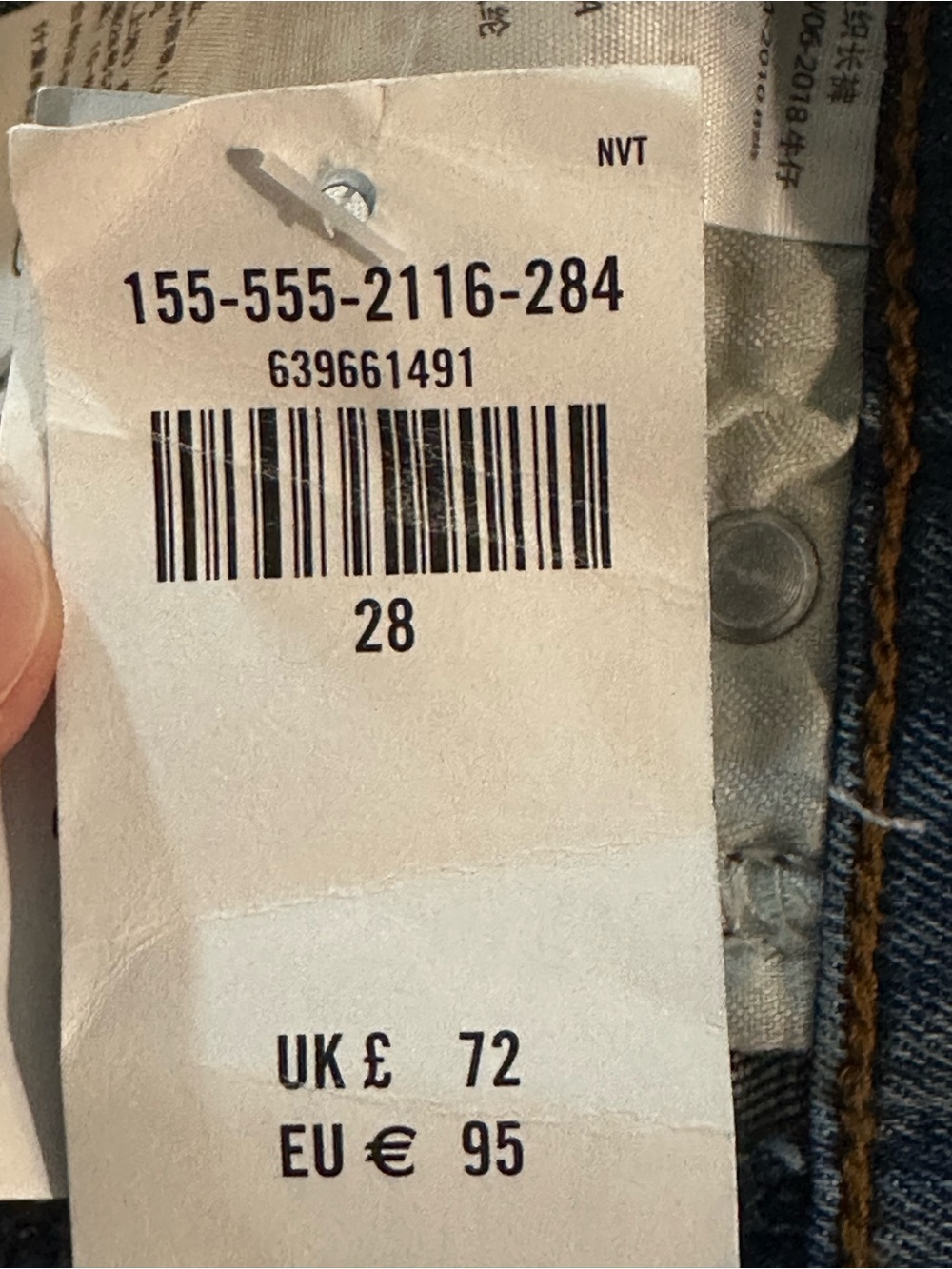 Ambercrombie NWT Ultra High Rise Ankle Straight - Picture 4 of 8